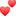 Two hearts emoji